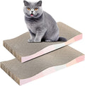 Wavy cat Scratch Board, Made eco-Friendly Corrugated Paper, pet cat Toy by Unknown