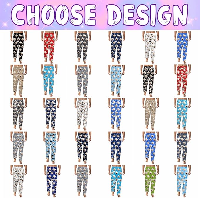 Custom Couple Pajama Pants Sock - Image 2
