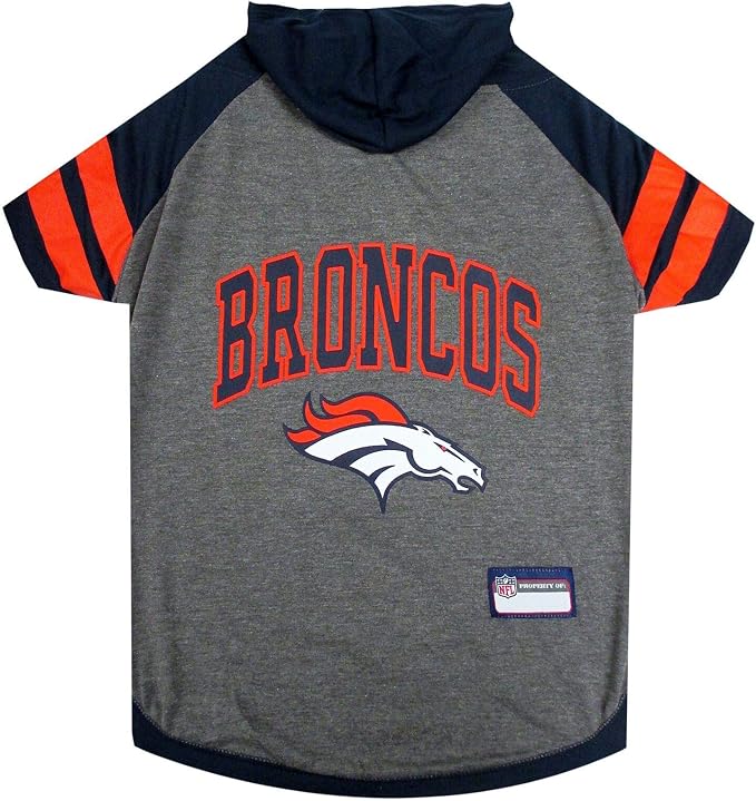 Pets First NFL Denver Broncos Hoodie by PETSFIRST