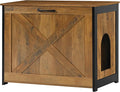 Dwanton Cat Litter Box Furniture Hidden, Cat Litter Box Enclosure, Reversible by DWANTON