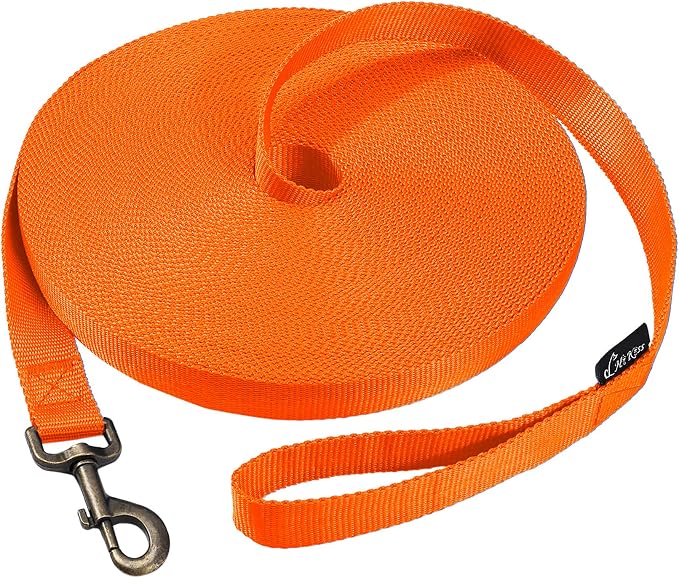 HIKISS Long Dog Leash Obedience Recall Training Agility Lead - 15ft 20ft 30ft by Hi+Kiss