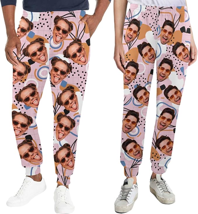 Custom Sweatpants for Men Women Personalised Joggers Pants by Artsadd
