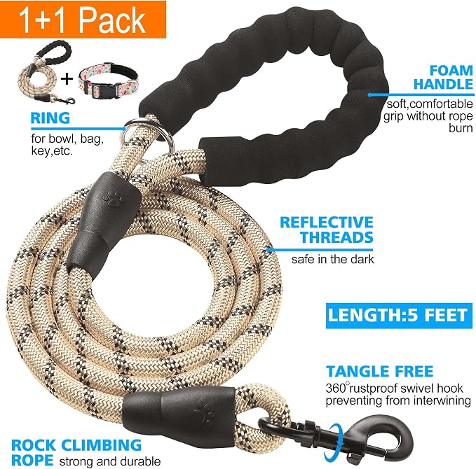 Reflective Dog Collar Padded - Image 2