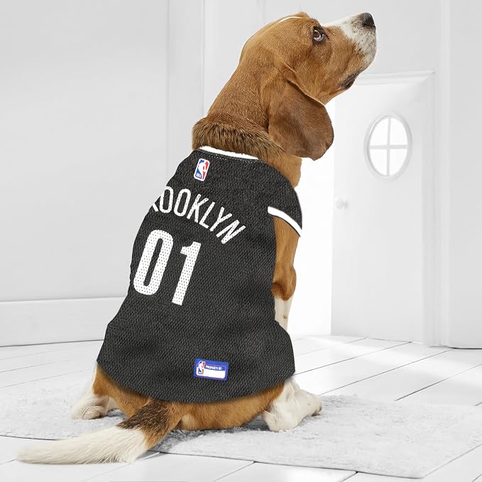 NBA PET Jersey Brooklyn NETS Basketball Dog Jersey, Medium. Best Licensed - Image 3