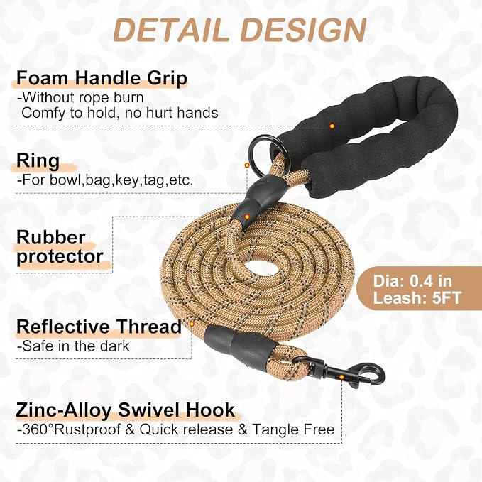 BEAUTYZOO Step in Dog Harness and Leash Set, Reflective Dog Harness No Pull No - Image 3