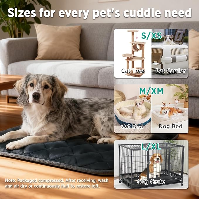 furrybaby Dog Crate Pad for Dog Cages Flat Crate Mat Kennel Pad - Image 8