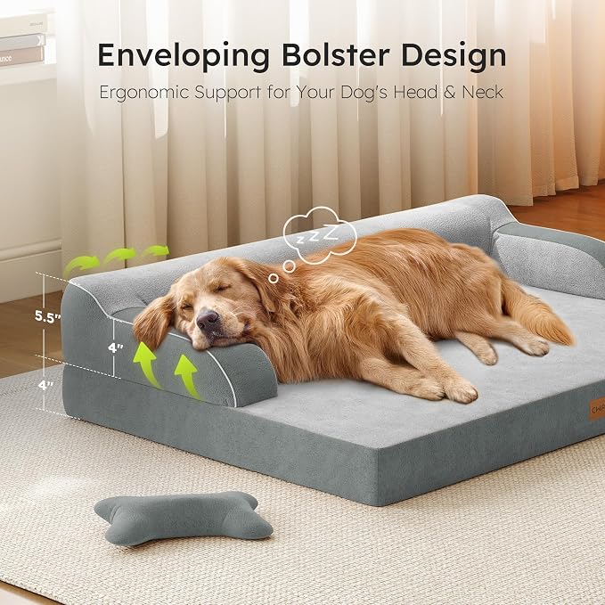 XL Orthopedic Dog Bed, Extra Large Dog Bed, Dual-Sided Pet Cooling Beds - Image 4