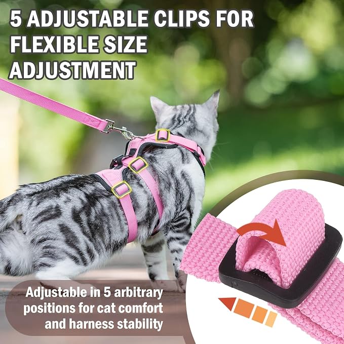 PUPTECK Cat Harness and Leash Set Escape Proof - Image 4