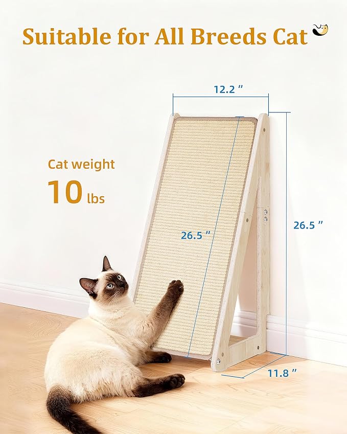 26.4'' Sisal Cat Scratcher Ramp - Image 5