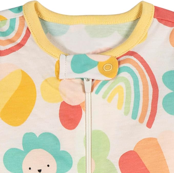 Onesies Brand Baby Girls' 4-pack Sleep 'N Play Footies Multi Pack - Image 5