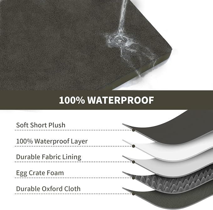 Orthopedic Dog Bed for Extra Large Dogs, XL Comfort Pet Mat for Large Sized Dog - Image 6