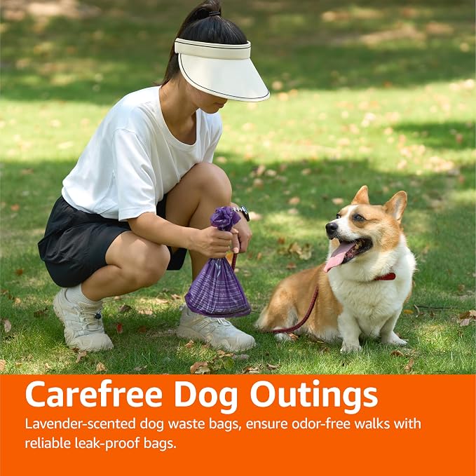 Amazon Basics Premium Lavender Scented Standard Dog Waste Bags - Image 5