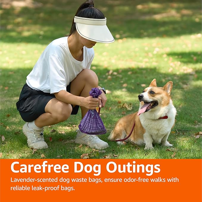 Amazon Basics Premium Lavender Scented Standard Dog Waste Bags, 900 bags - Image 5