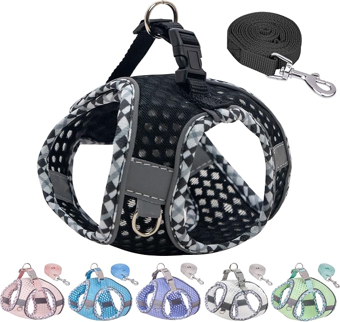 Step in Dog Harness and Leash Set, No Pull Escape Proof Vest Harness by PetSuppliesManufacturer