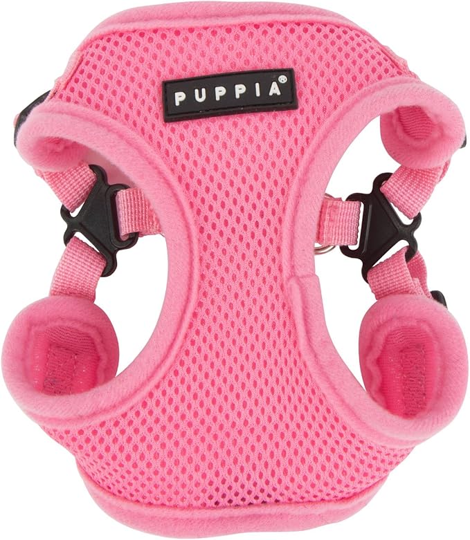 Puppia PARA-HC1533-PK-L Pink Soft Harness C Pet-Vest-Harnesses by PUPPIA