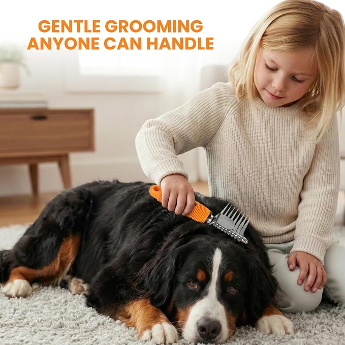 Poodle Dematting Fur Rake Comb Brush - Image 7