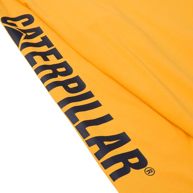 Caterpillar Trademark Banner Long Sleeve Tee Shirts - Image 4
