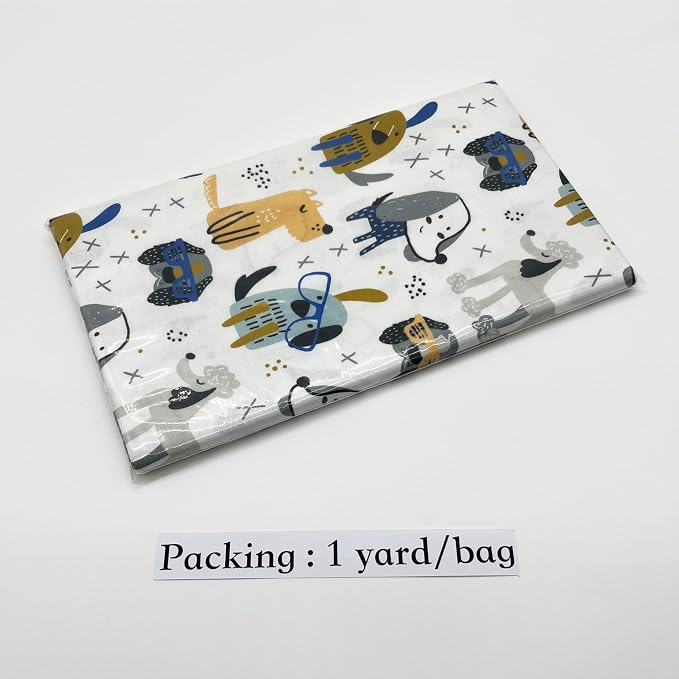 1 Yard 43" x 36" Premium Floral Cotton Quilting Sewing Fabric, DIY Sewing - Image 4