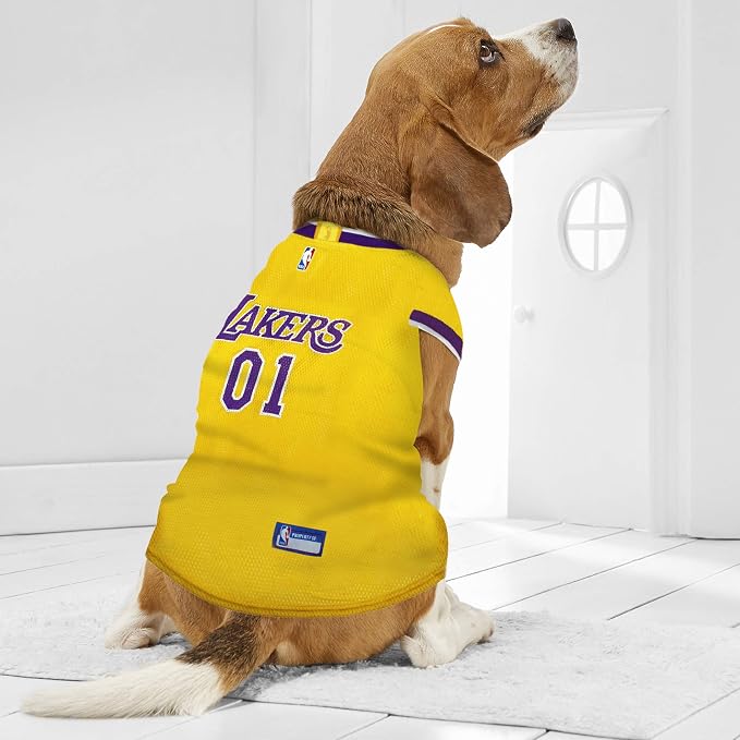 NBA LOS ANGELES LAKERS DOG Jersey, Large - Image 3