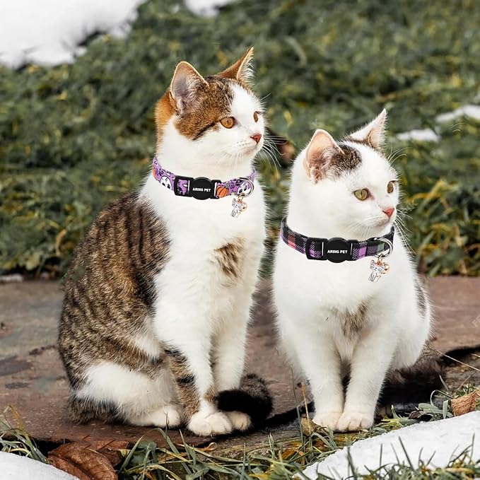 ARING PET 2 Pack Cat Collars-Cute Cat Collar Breakaway - Image 6