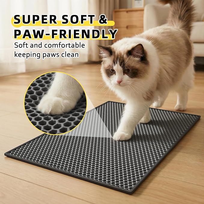 Cat Litter Mat, Waterproof/Urineproof, Scatter Control - Image 4