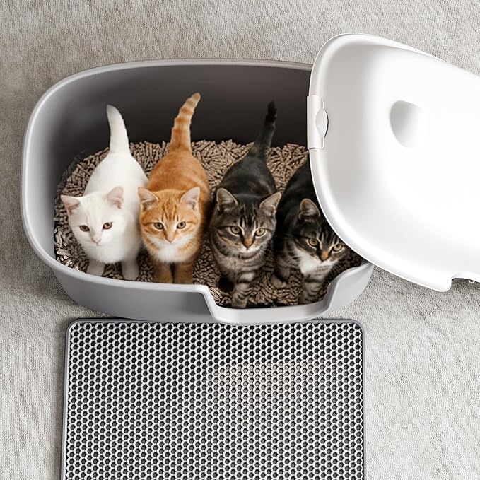 Oneluck Extra Large Cat Litter Box, 27.5inches Jumbo Litter Box - Image 8