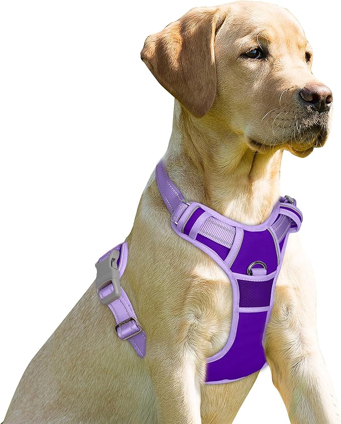 BARKBAY No Pull Dog Harness Front Clip Heavy Duty Reflective Easy Control Handle by BARKBAY