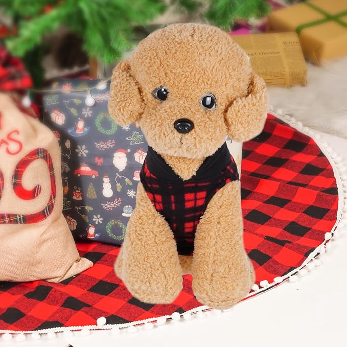 Rbenxia 4 Buffalo Plaid Dog Sweaters - Image 5
