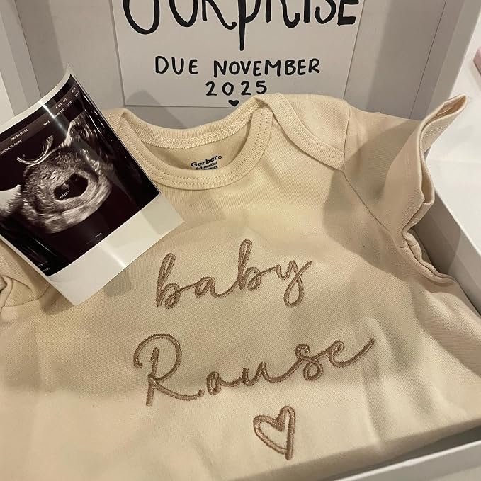COUPLEHOODIES Personalized Baby Onesie Bodysuit – Custom Embroidery Gift - Image 6