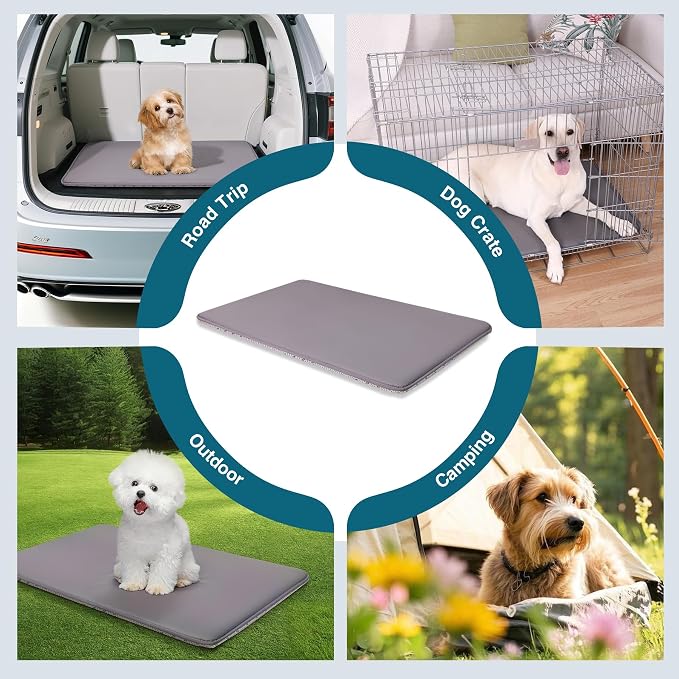 Dog Crate Pad Mat, Waterproof Kennel Cage Mat, Cooling Pet Bed - Image 6