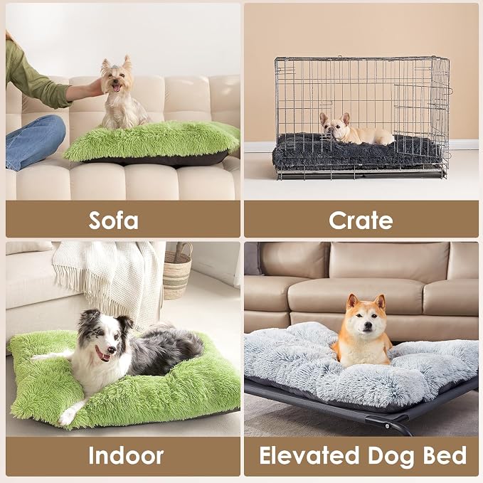 EHEYCIGA Fluffy XXL Dog Crate Pad, Plush Faux Fur Crate Bed - Image 5