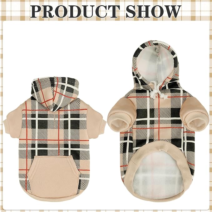 EXPAWLORER Plaid Cat Hoodie - Image 6