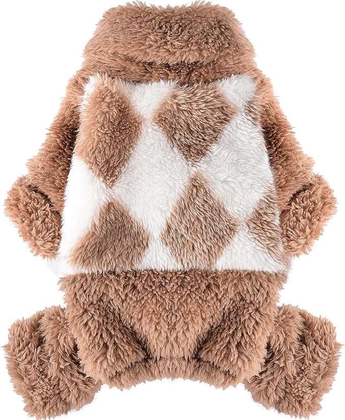 Sebaoyu Turtleneck Dog Pajamas for Small Dogs, Fleece Sweater, Winter Cute Tiny - Image 6