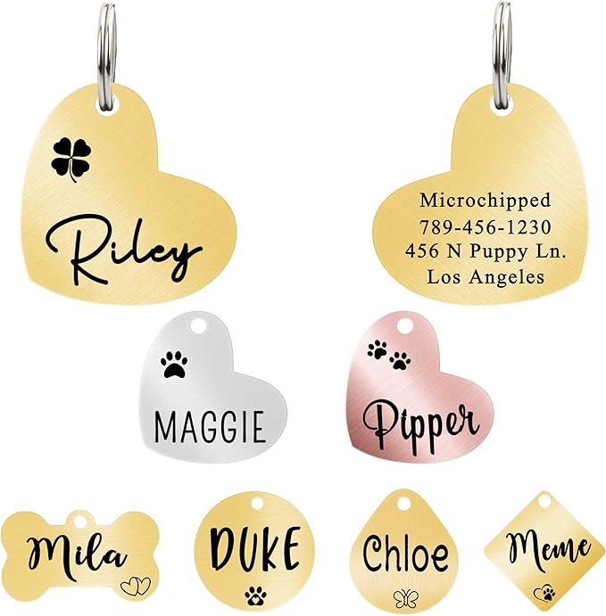 Ultra Joys Custom Personalized Pet ID Tag by UltraJoys