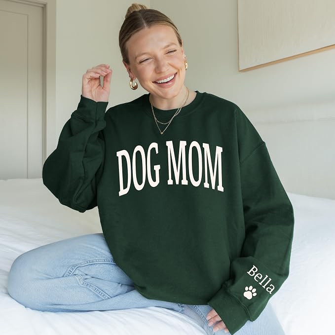 moonloom Dog Mom Sweatshirt, Animal Lover Gift, Custom crewneck - Image 2