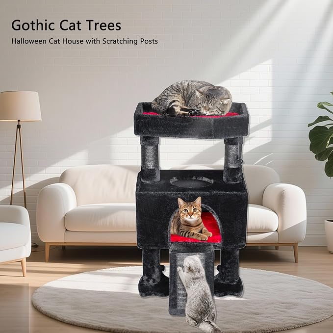 BEWISHOME Cat Tree Tower for Indoor Gothic Cat Trees - Image 5