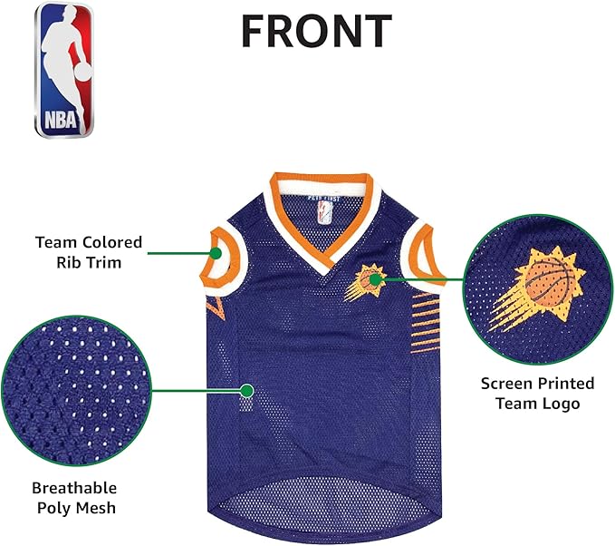 NBA PHOENIX SUNS DOG Jersey, Large - Image 5