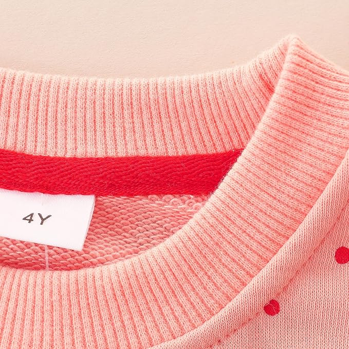 Bumeex Toddler Girl Sweatshirt Clothes Outfit, Cotton Crewneck Christmas - Image 3
