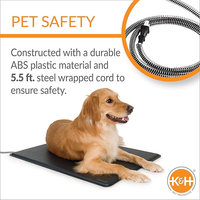 K&H Pet Products Lectro-Kennel Heated Outdoor Dog Pad, Durable Rigid ABS - Image 4