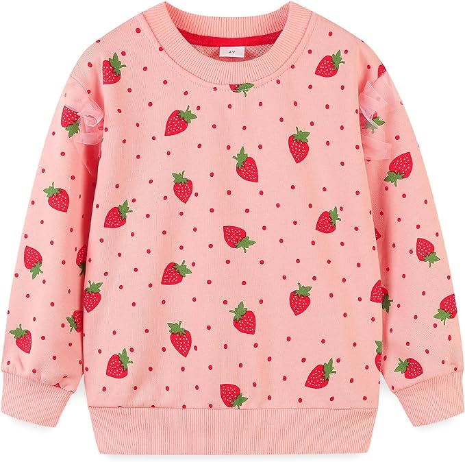 Bumeex Toddler Girl Sweatshirt Clothes Outfit, Cotton Crewneck Christmas by Bumeex