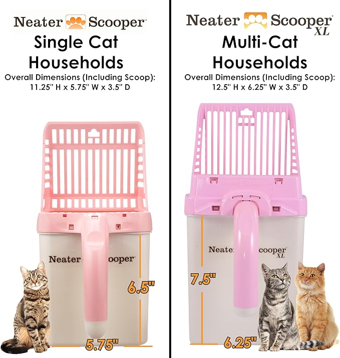 Neater Pet Brands Neater Scooper XL Cat Litter Scoop, 60 Refill Bags – - Image 5