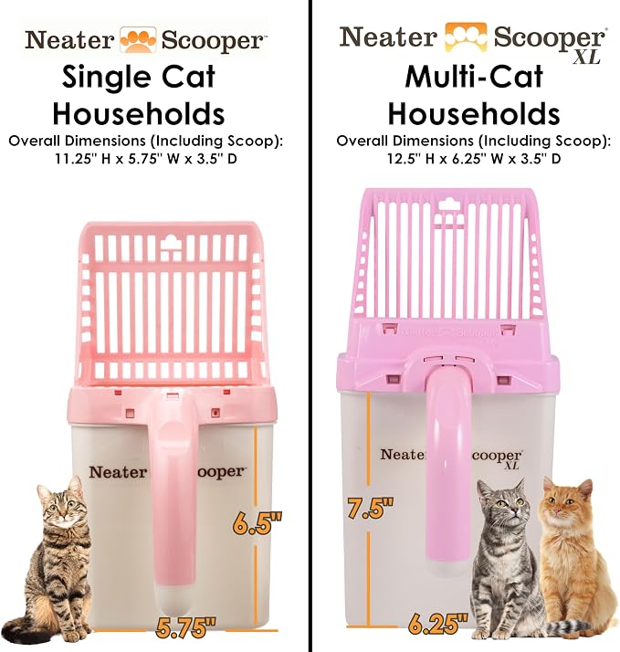 Neater Pet Brands Neater Scooper Standard Cat Litter Scoop, 195 Refill Bags – - Image 5