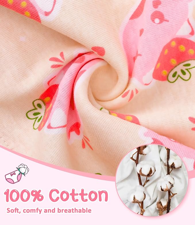 Girls and Toddlers 100% Cotton Underwear Tagless Soft Panties Size 2-3T - Image 2
