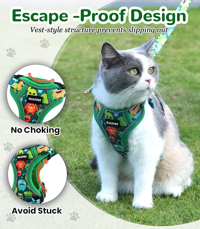 Halypet Cat Harness and Leash Set - Image 2
