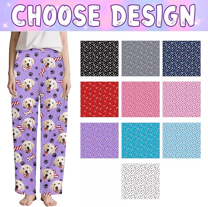 Custom Couple Pajama Pants Sock - Image 2