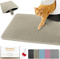Waterproof Cat Litter Mat, Double Layer EVA, Odor-Free Large Grid, Urine Proof by BLISSSTORM