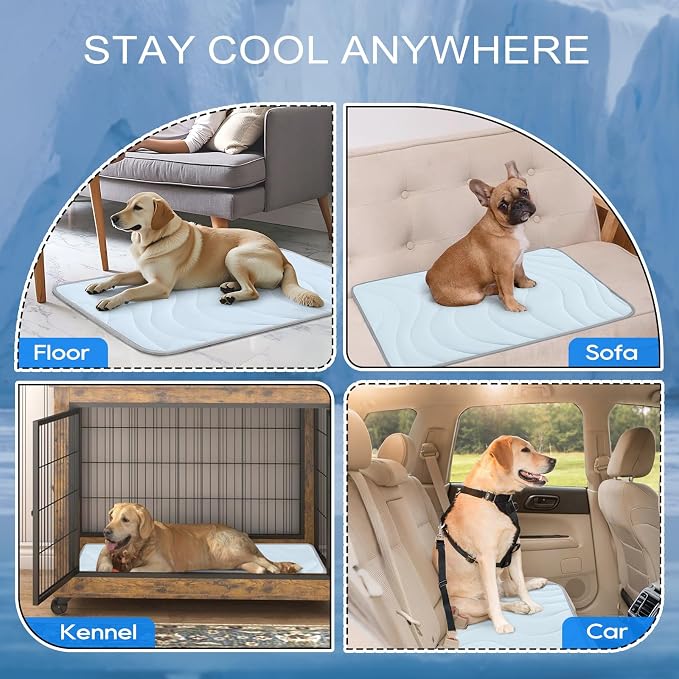 Cozyide Dog Cooling Mat, Extra Large Cooling Mat - Image 7