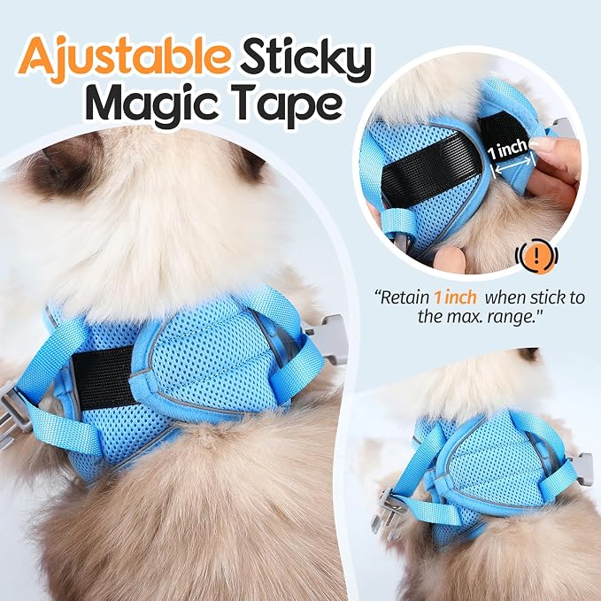 Dooradar Cat Harness and Leash Set, Escape Proof Lightweight Kitten Harness - Image 3