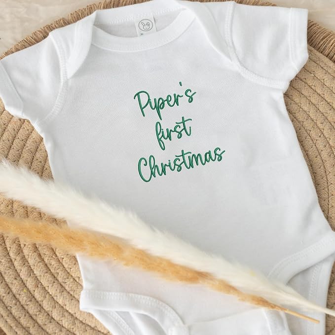 COUPLEHOODIES Personalized Baby Onesie Bodysuit – Custom Embroidery Gift - Image 7