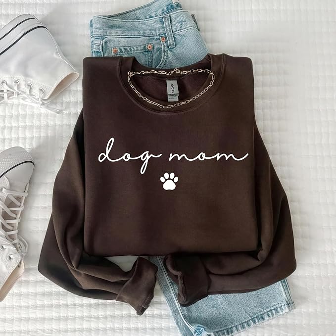 moonloom Dog Mom Sweatshirt, Animal Lover Gift, Custom crewneck - Image 9